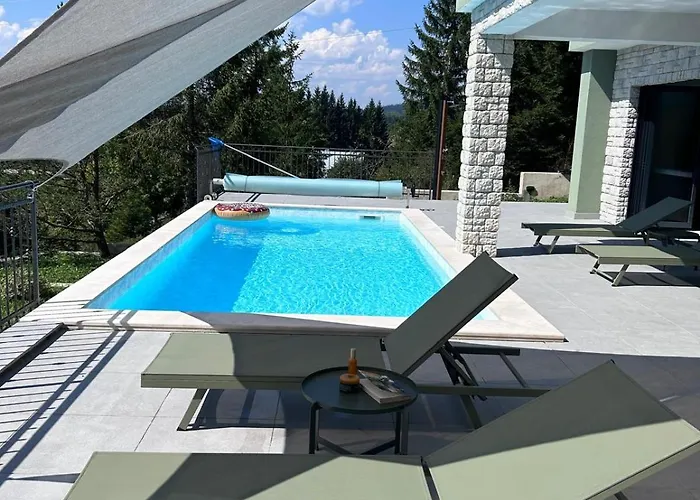 Villa Stella - Wellness With A Swimming Pool, Hot Tub And Sauna Ravna Gora