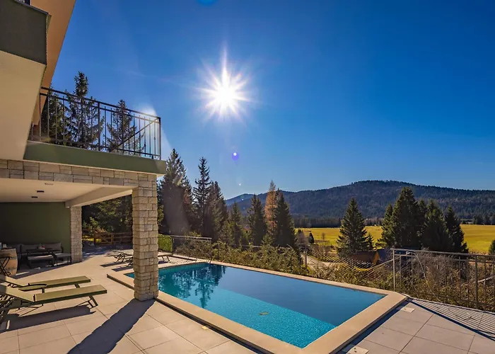 Stella - Wellness With A Swimming Pool, Hot Tub And Sauna Villa Ravna Gora
